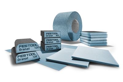 Collection of different abrasives