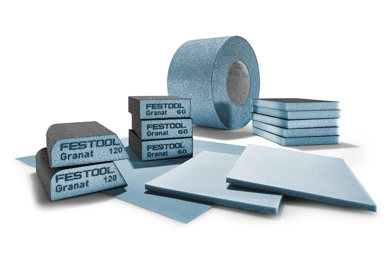 Different manual abrasives in one image