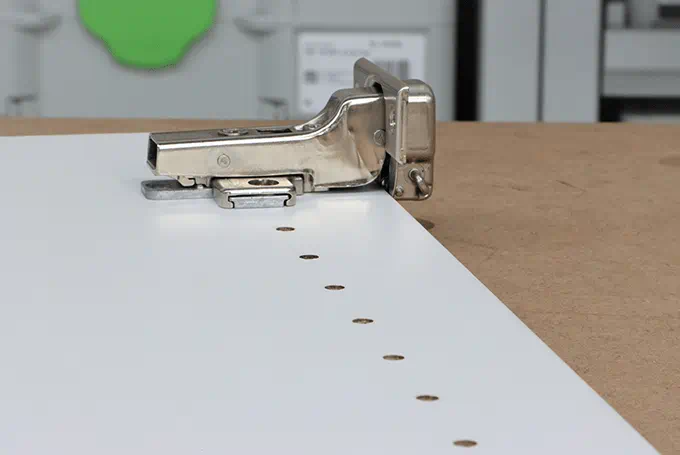 Drilling series of holes