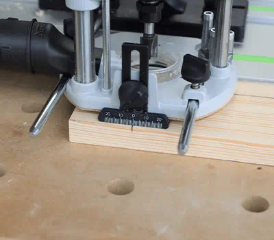 Power G Router Setup Woodworking Guide to Routing a Groove in Wood with Router - Festool