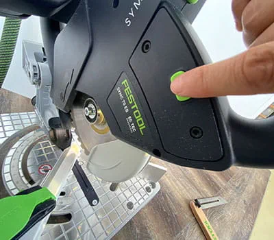 If necessary, reset stop rulers