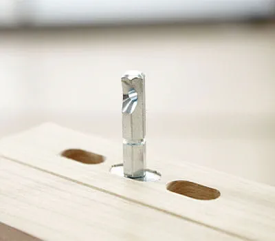 Unscrewing the anchor