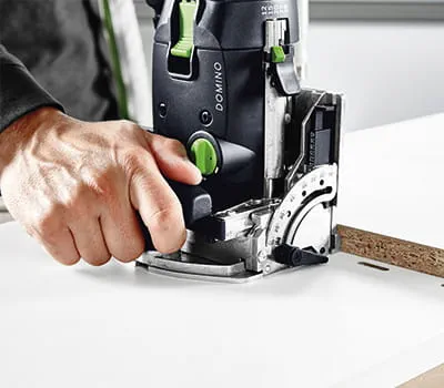 Routing the first dowel hole