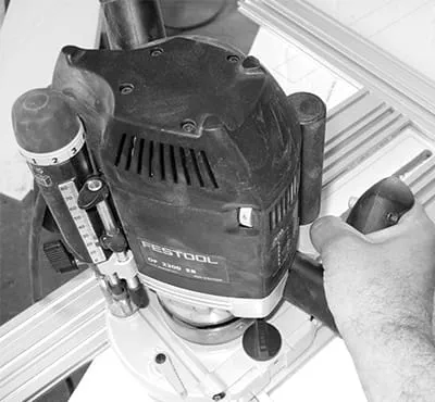 Routing Stairs of Different Widths Using a Router - Festool