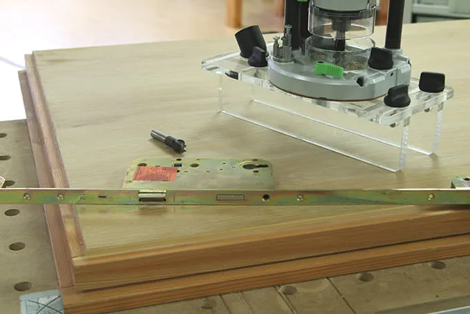 routing multipoint locking systems