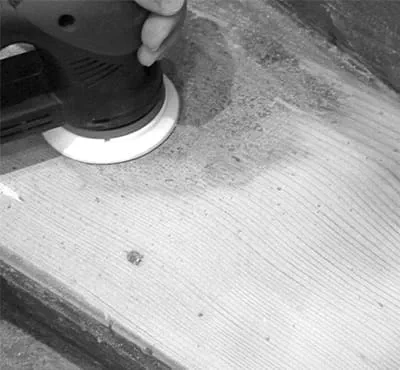 Sanding flat surfaces