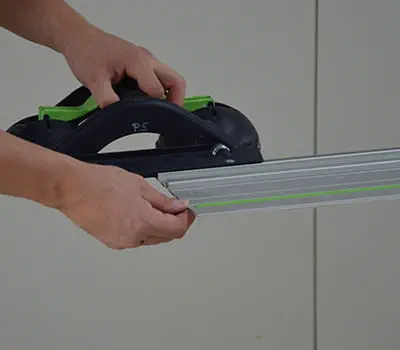 GECKO with the guide rail