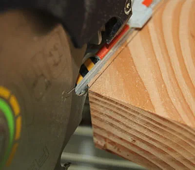 Positioning the cutting edge