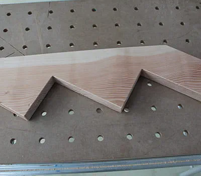 Finished stair stringer