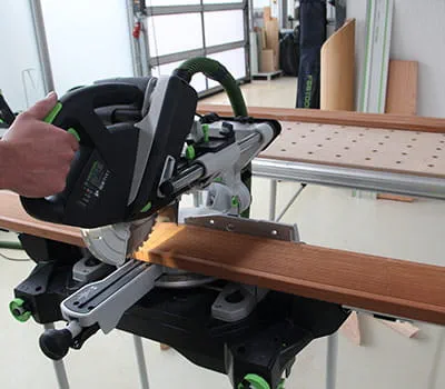 Cutting floorboards to size