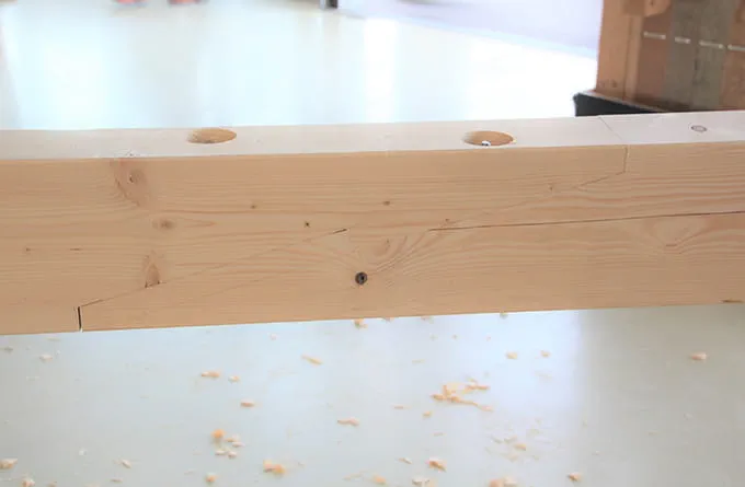 French scarf joint
