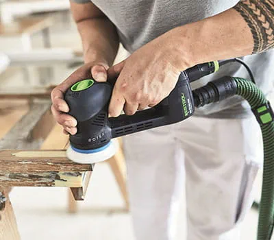 Sanding any excess surface