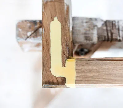 Checking the damaged area