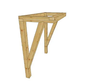 Building a canopy yourself » Guide to building a wooden canopy yourself