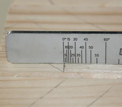 Aligning to the gauge marker