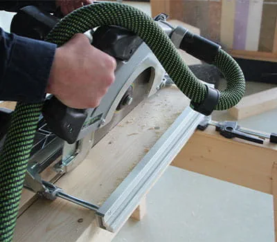 Deburring the hip rafters