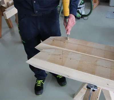 Creating a hip rafter bird's mouth notch