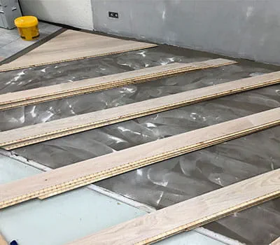 Creating adhesive surfaces