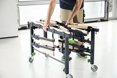 The STM 1800 mobile saw table from Festool