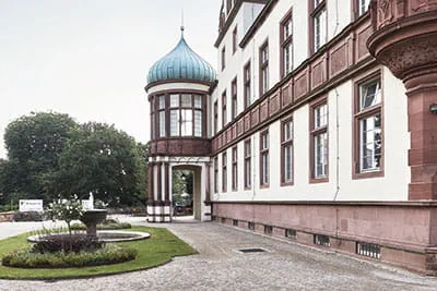 The façade of Darmstadt's residential palace