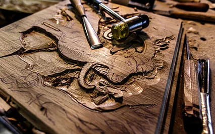 Carpentry work in the workshop of MebS Meble