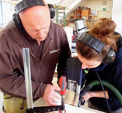 Working with the Festool joining machine DOMINO