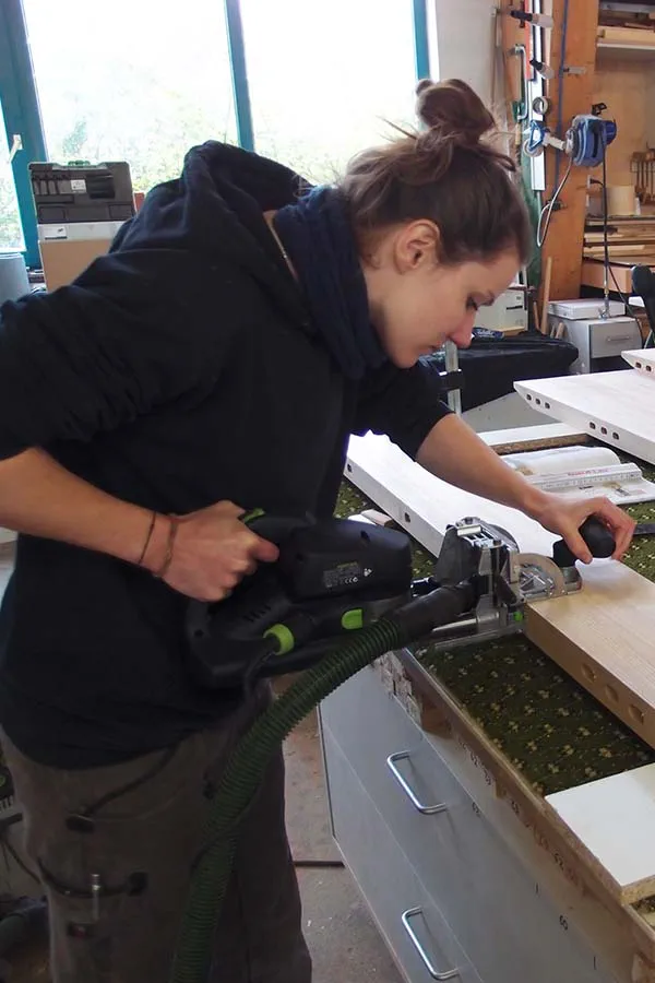 Working with the Festool joining machine Domino