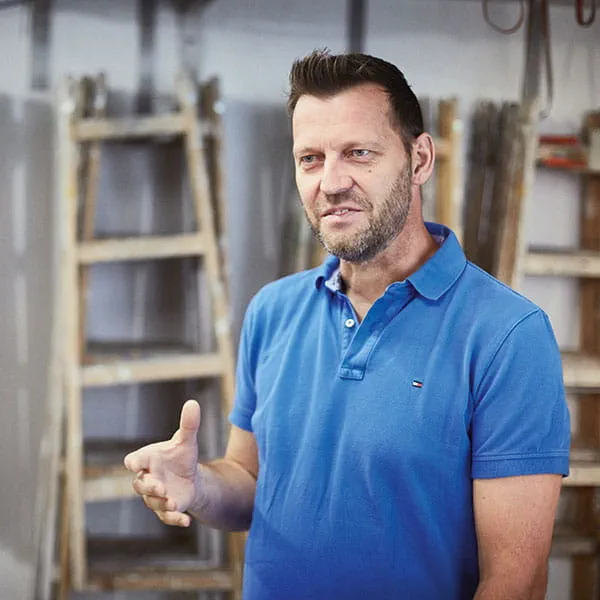 The manager of the painter business in Tyrol