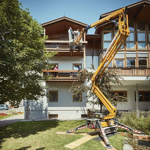 One of the construction sites of the painter business 