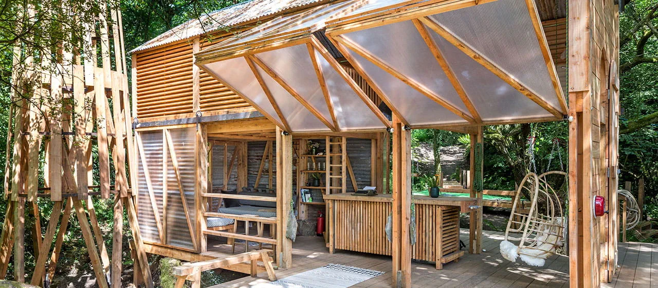 A pub in a Cornish forest