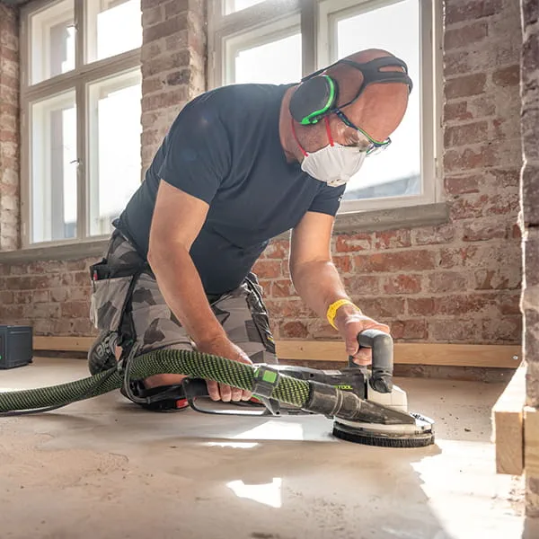 Seppo Heinämaa takes on a grinding task with the new RG 130