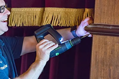 Working with the Festool cordless drill CXS