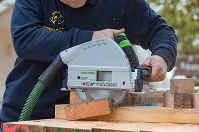 Working with the Festool circular saw
