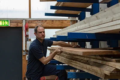 The wood for the carpenter