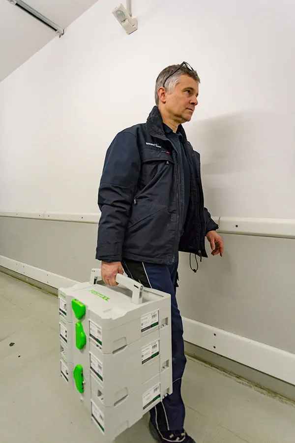 Working with the Festool systainer