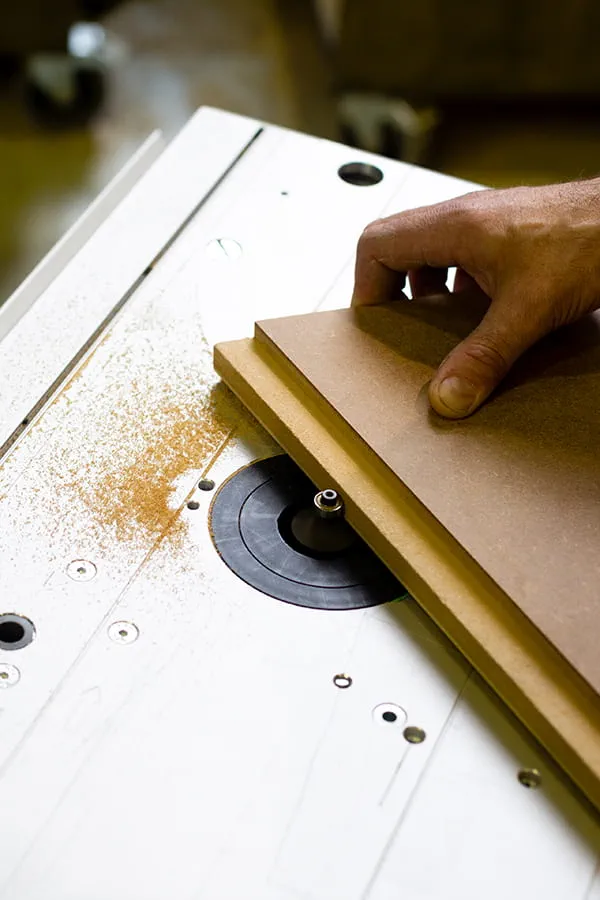 Woodworking at the workshop