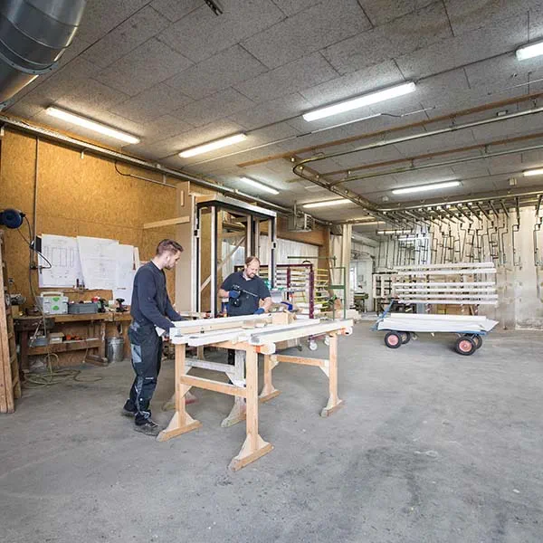 The workshop of VHB woodworking