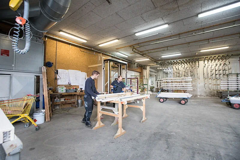 The workshop of VHB woodworking